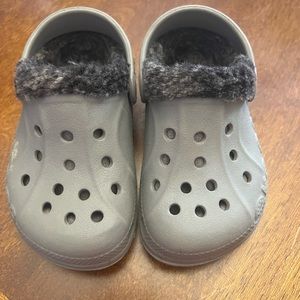 Toddler Boys Fuzzy CROCS